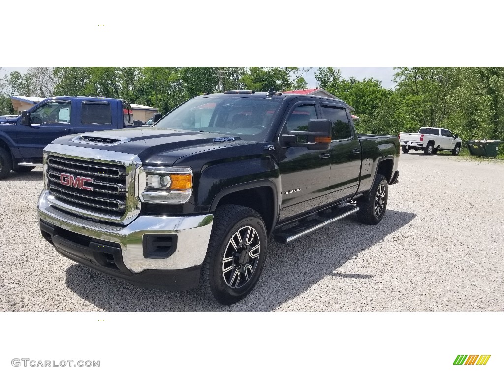 2017 Sierra 3500HD SLE Crew Cab 4x4 - Onyx Black / Jet Black photo #24