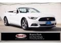 Oxford White 2016 Ford Mustang V6 Convertible