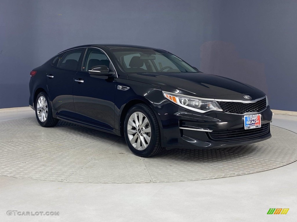 Ebony Black 2016 Kia Optima LX Exterior Photo #142030288