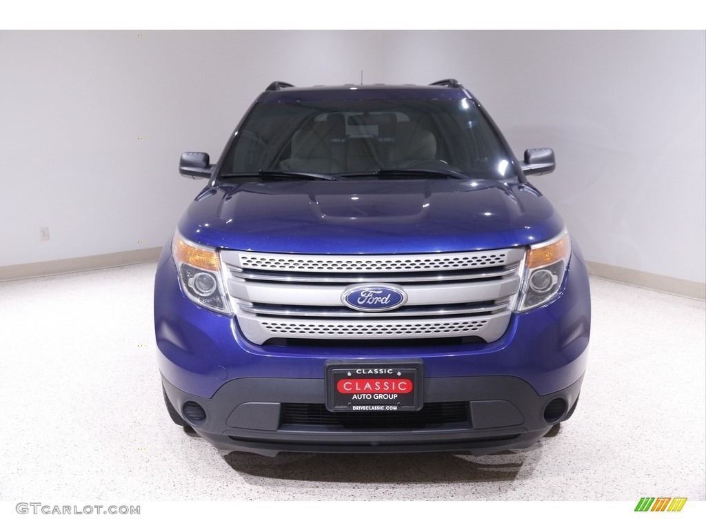 2015 Explorer 4WD - Deep Impact Blue / Medium Light Stone photo #2