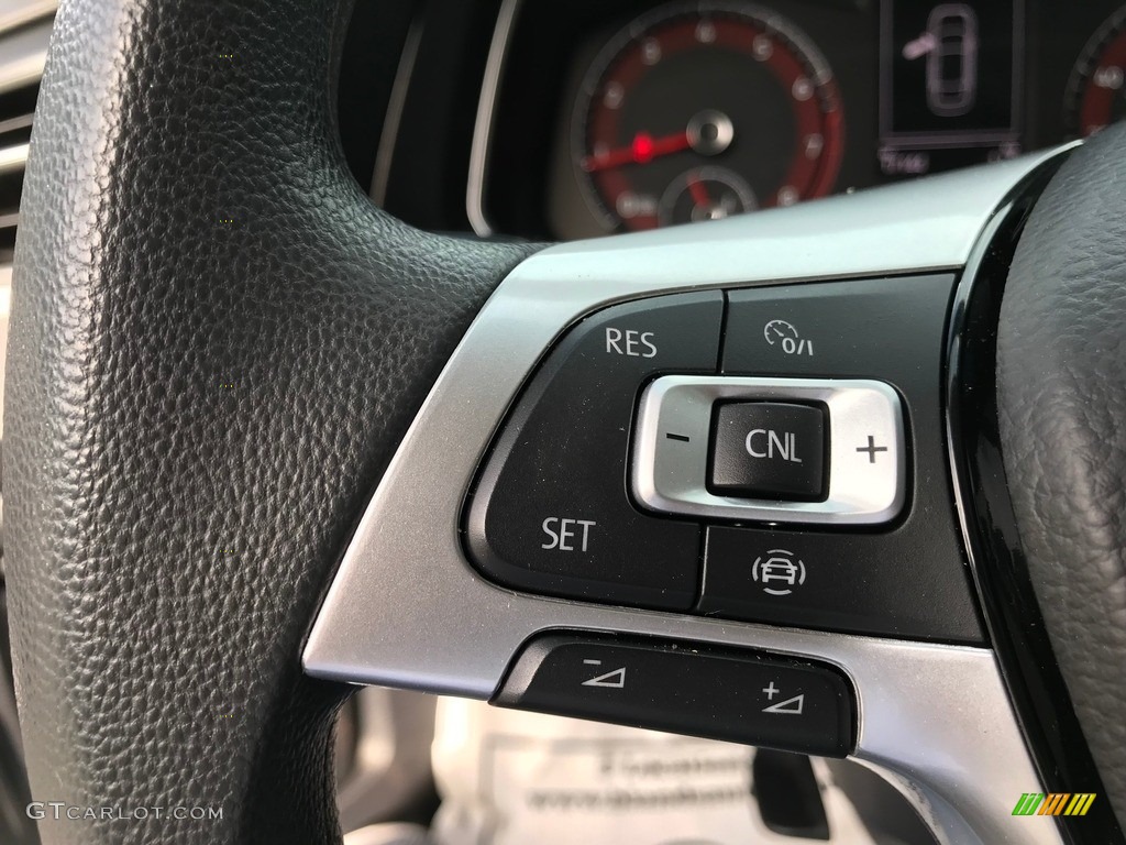 2019 Volkswagen Jetta S Titan Black Steering Wheel Photo #142031479