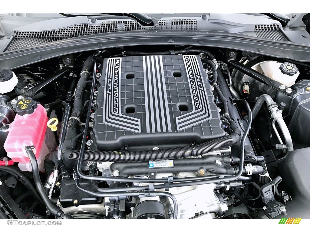 2021 Chevrolet Camaro ZL1 Coupe 6.2 Liter Supercharged DI OHV 16-Valve VVT LT4 V8 Engine Photo #142032343