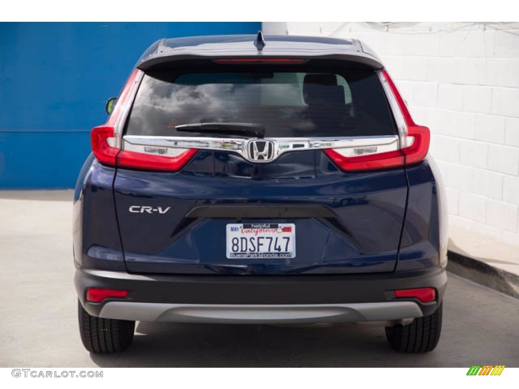 2018 CR-V LX - Obsidian Blue Pearl / Gray photo #11