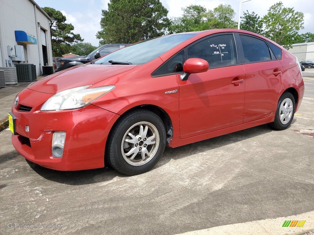 2011 Prius Hybrid III - Barcelona Red Metallic / Misty Gray photo #2