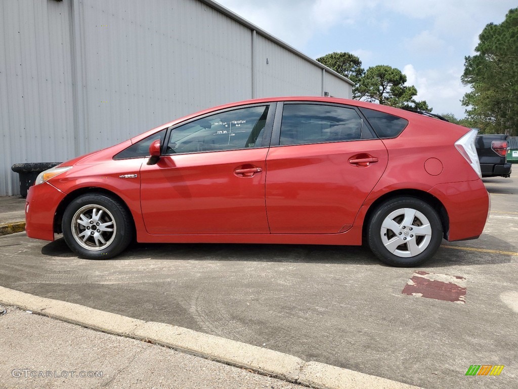 2011 Prius Hybrid III - Barcelona Red Metallic / Misty Gray photo #7