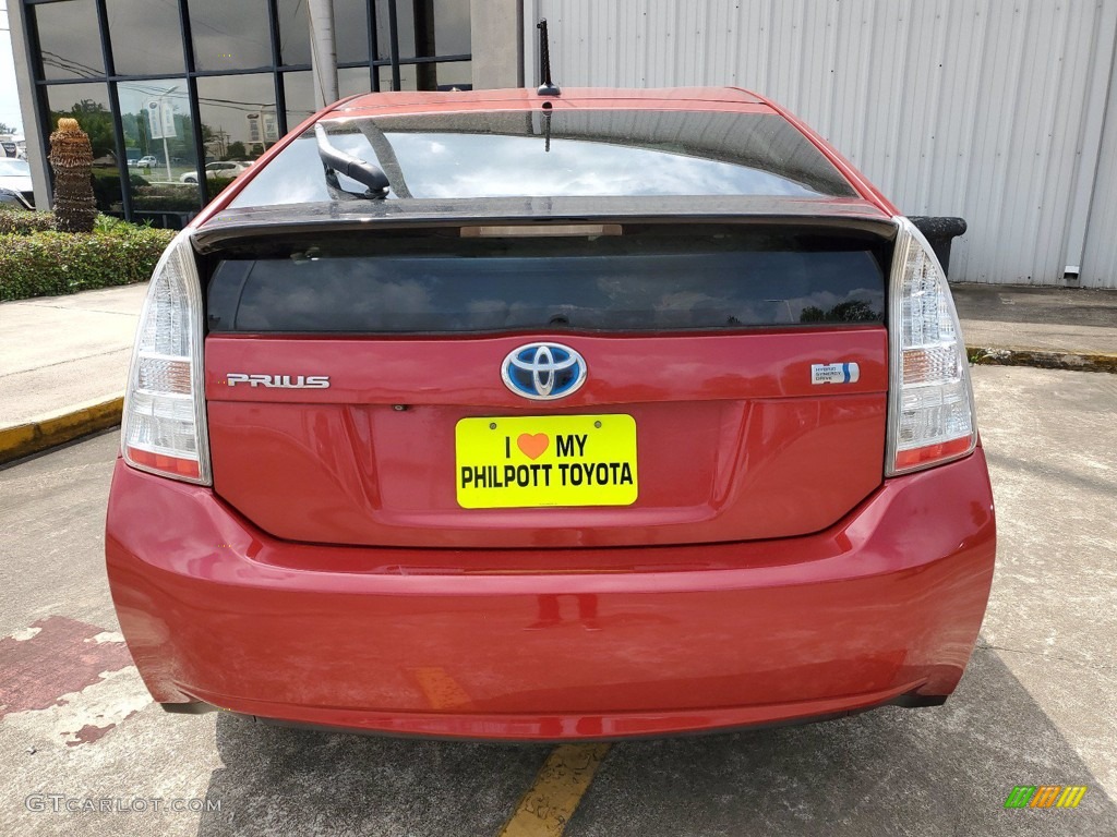 2011 Prius Hybrid III - Barcelona Red Metallic / Misty Gray photo #8