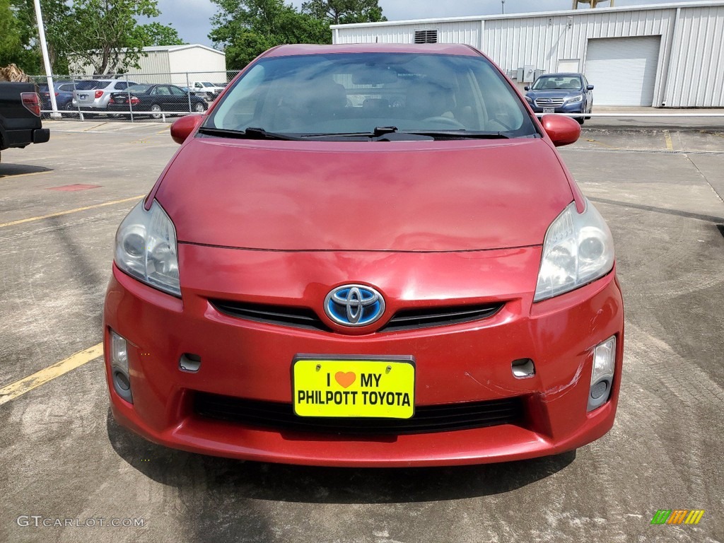 2011 Prius Hybrid III - Barcelona Red Metallic / Misty Gray photo #9