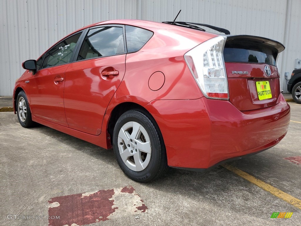 2011 Prius Hybrid III - Barcelona Red Metallic / Misty Gray photo #11