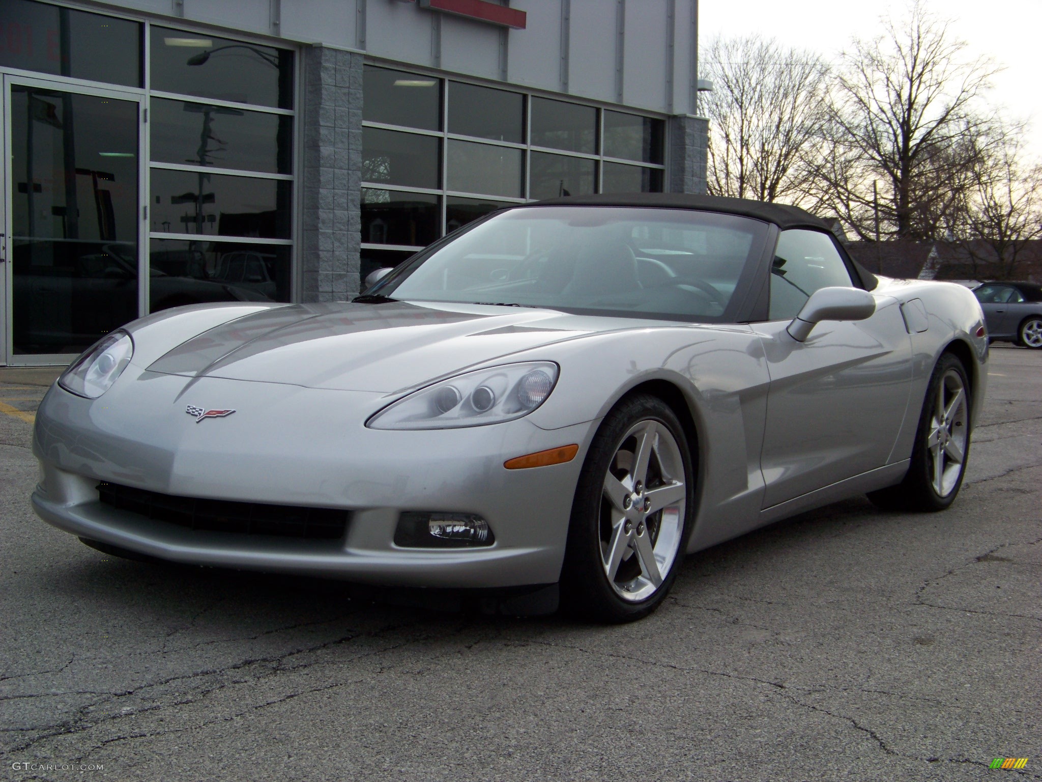 2005 Corvette Convertible - Machine Silver / Steel Grey photo #1