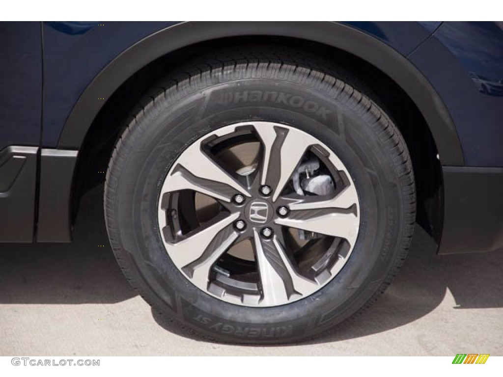 2018 CR-V LX - Obsidian Blue Pearl / Gray photo #34