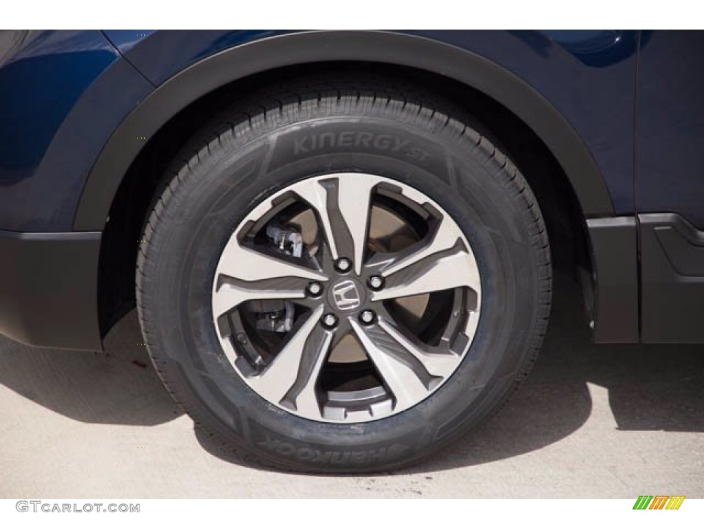 2018 CR-V LX - Obsidian Blue Pearl / Gray photo #36