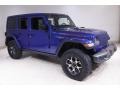 Ocean Blue Metallic 2019 Jeep Wrangler Unlimited Rubicon 4x4
