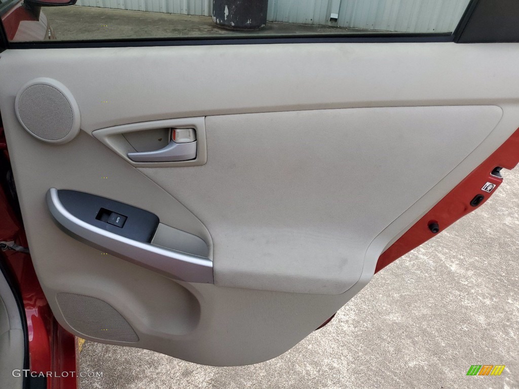 2011 Prius Hybrid III - Barcelona Red Metallic / Misty Gray photo #25