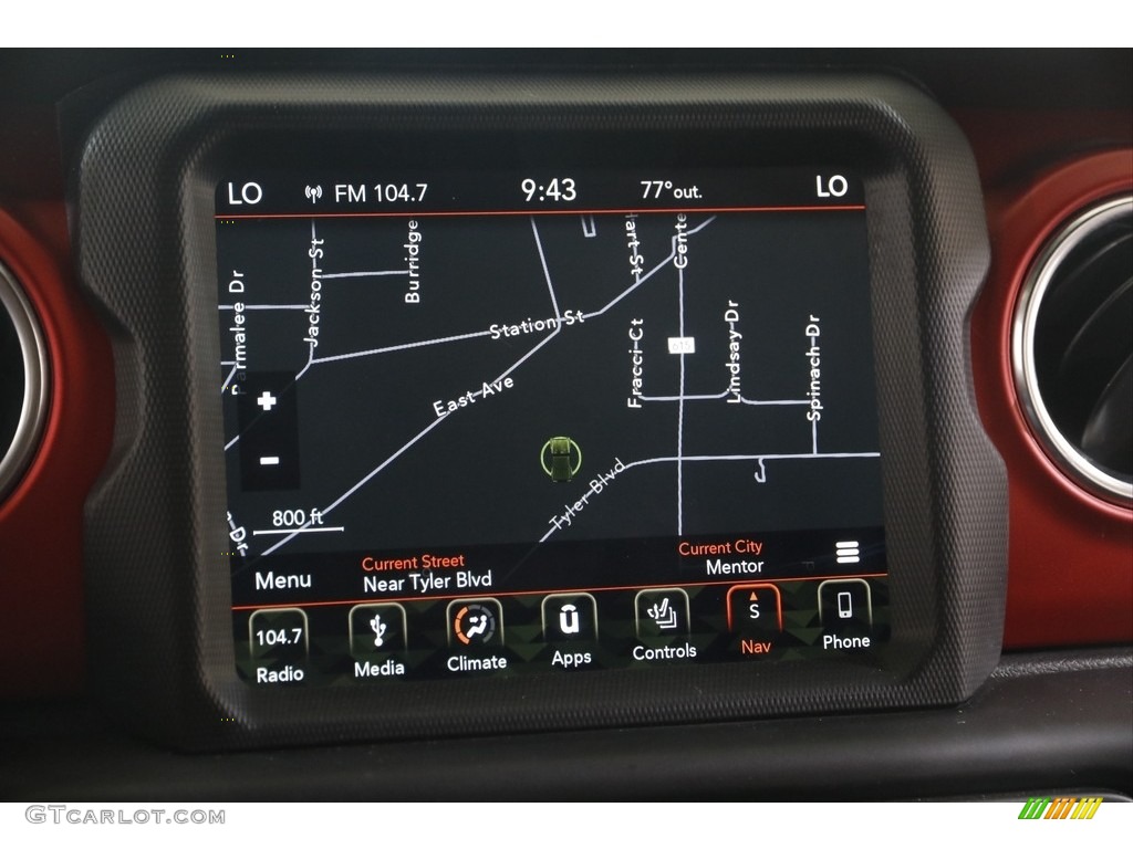 2019 Jeep Wrangler Unlimited Rubicon 4x4 Navigation Photo #142033447