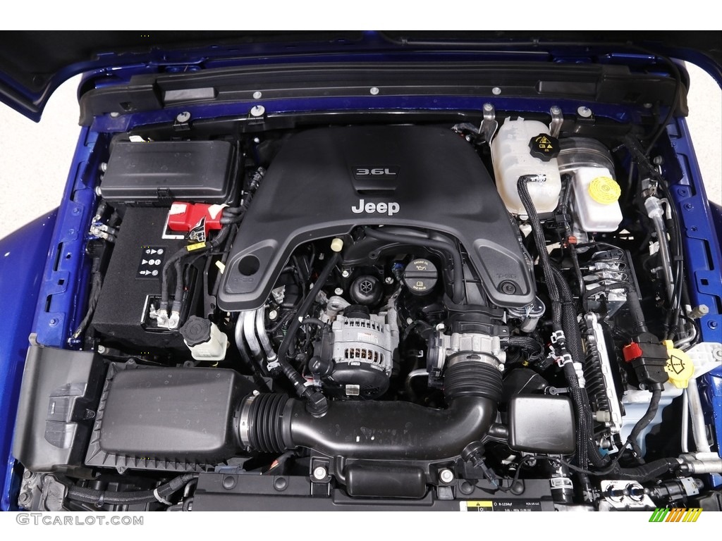 2019 Jeep Wrangler Unlimited Rubicon 4x4 3.6 Liter DOHC 24-Valve VVT V6 Engine Photo #142033609
