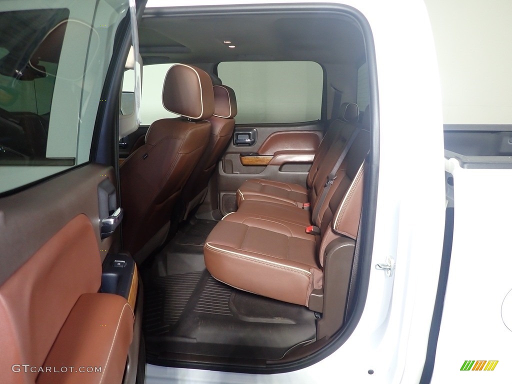 2018 Chevrolet Silverado 3500HD High Country Crew Cab 4x4 Rear Seat Photo #142034044