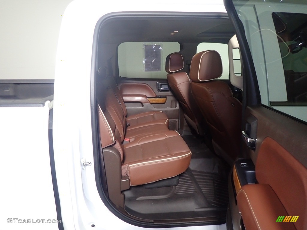 2018 Chevrolet Silverado 3500HD High Country Crew Cab 4x4 Rear Seat Photo #142034086
