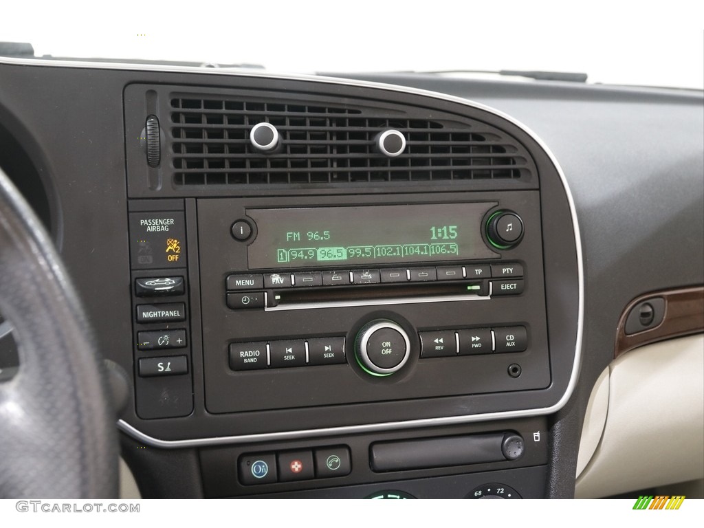 2009 Saab 9-3 2.0T Convertible Audio System Photo #142035004