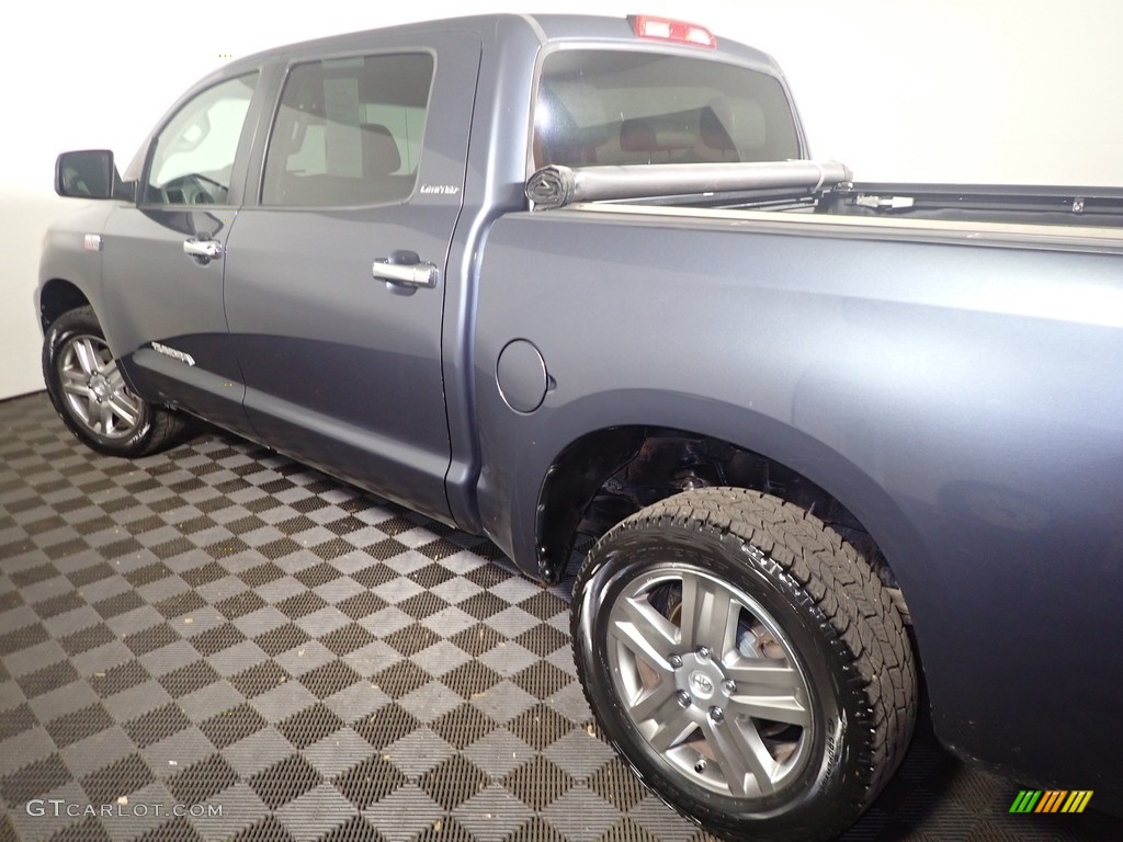 2009 Tundra Limited CrewMax 4x4 - Slate Gray Metallic / Graphite Gray photo #16