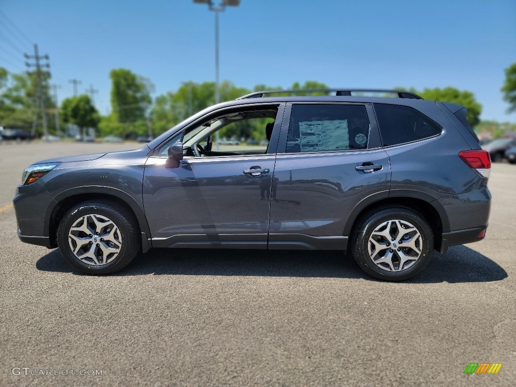 Magnetite Gray Metallic 2021 Subaru Forester 2.5i Premium Exterior Photo #142036000