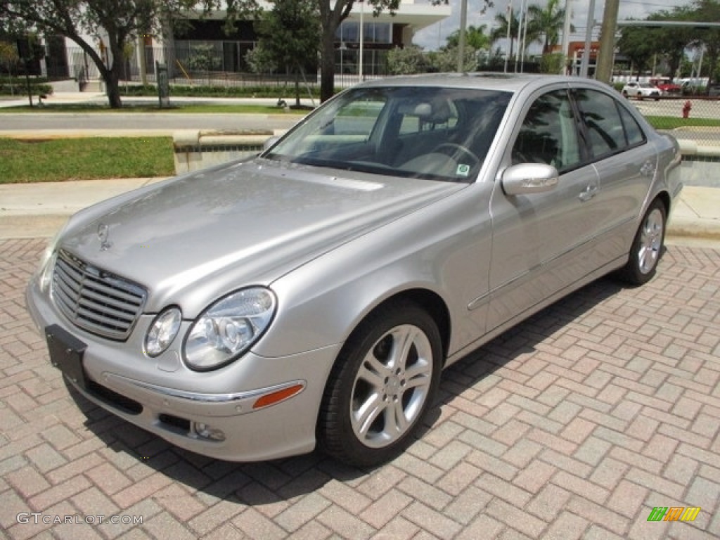 2005 E 500 4Matic Sedan - Brilliant Silver Metallic / Ash photo #1