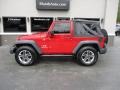 Flame Red 2009 Jeep Wrangler X 4x4