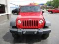 2009 Flame Red Jeep Wrangler X 4x4  photo #18