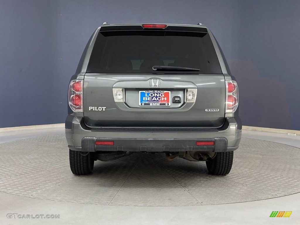 2007 Pilot EX-L 4WD - Nimbus Gray Metallic / Gray photo #4