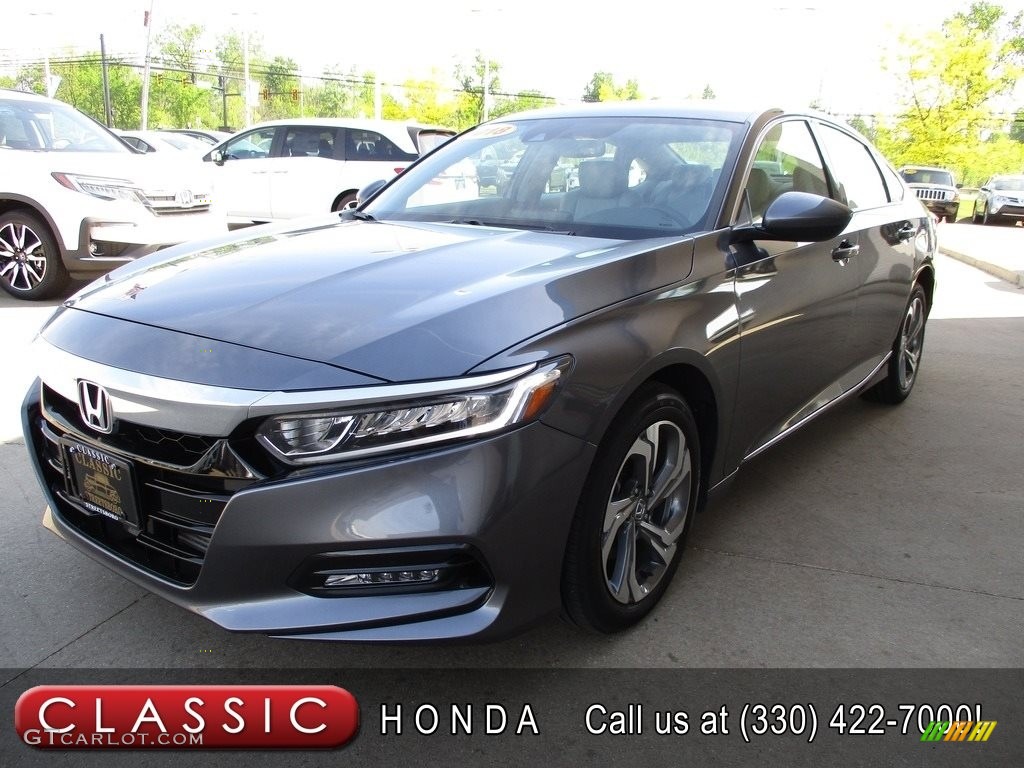 2018 Accord EX Sedan - Modern Steel Metallic / Gray photo #1