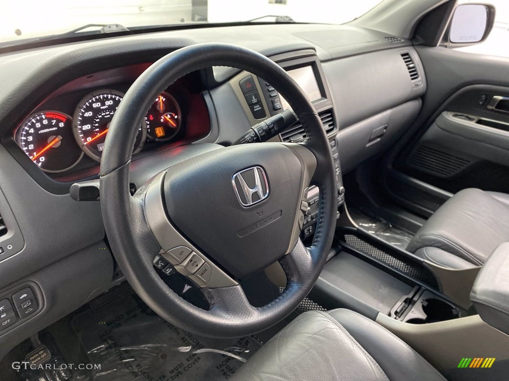 2007 Pilot EX-L 4WD - Nimbus Gray Metallic / Gray photo #16