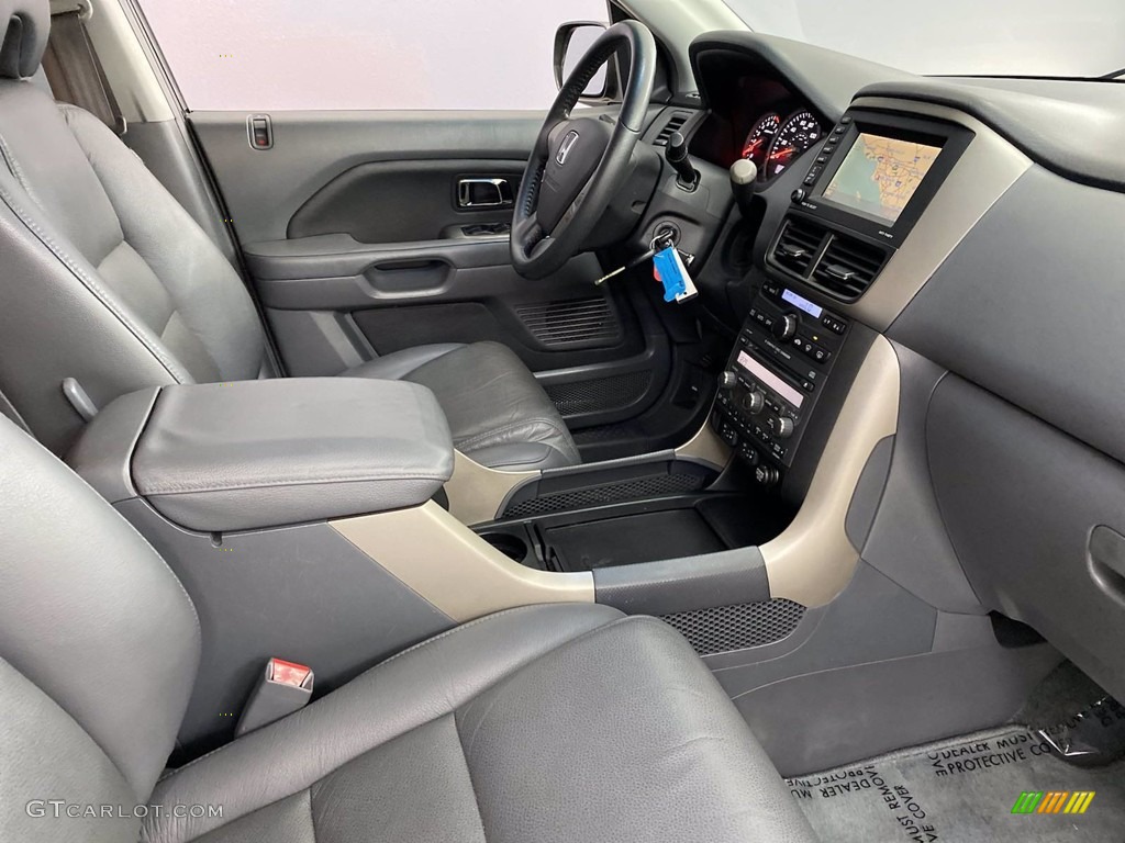 2007 Pilot EX-L 4WD - Nimbus Gray Metallic / Gray photo #30