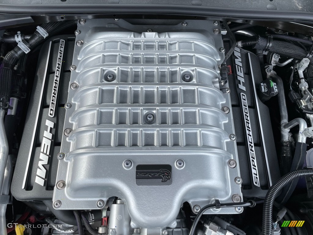 2021 Dodge Challenger SRT Hellcat Super Stock 6.2 Liter Supercharged HEMI OHV 16-Valve VVT V8 Engine Photo #142039855