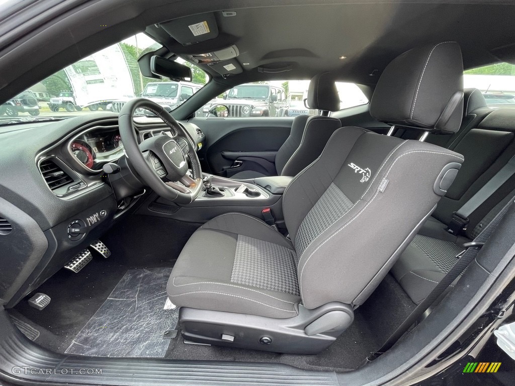 Black Interior 2021 Dodge Challenger SRT Hellcat Super Stock Photo #142039870