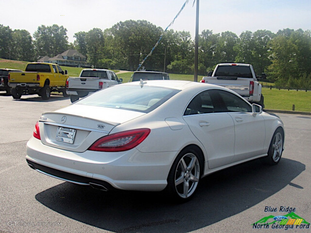 2014 CLS 550 Coupe - Diamond White Metallic / Almond/Mocha photo #5