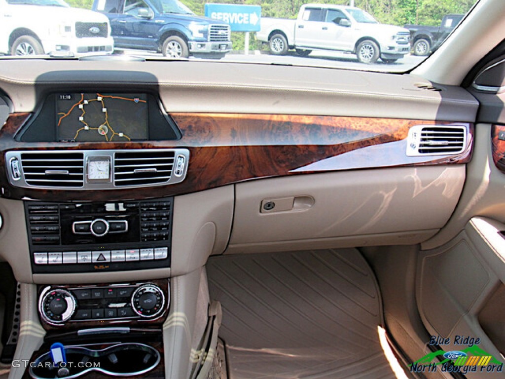 2014 Mercedes-Benz CLS 550 Coupe Almond/Mocha Dashboard Photo #142040587
