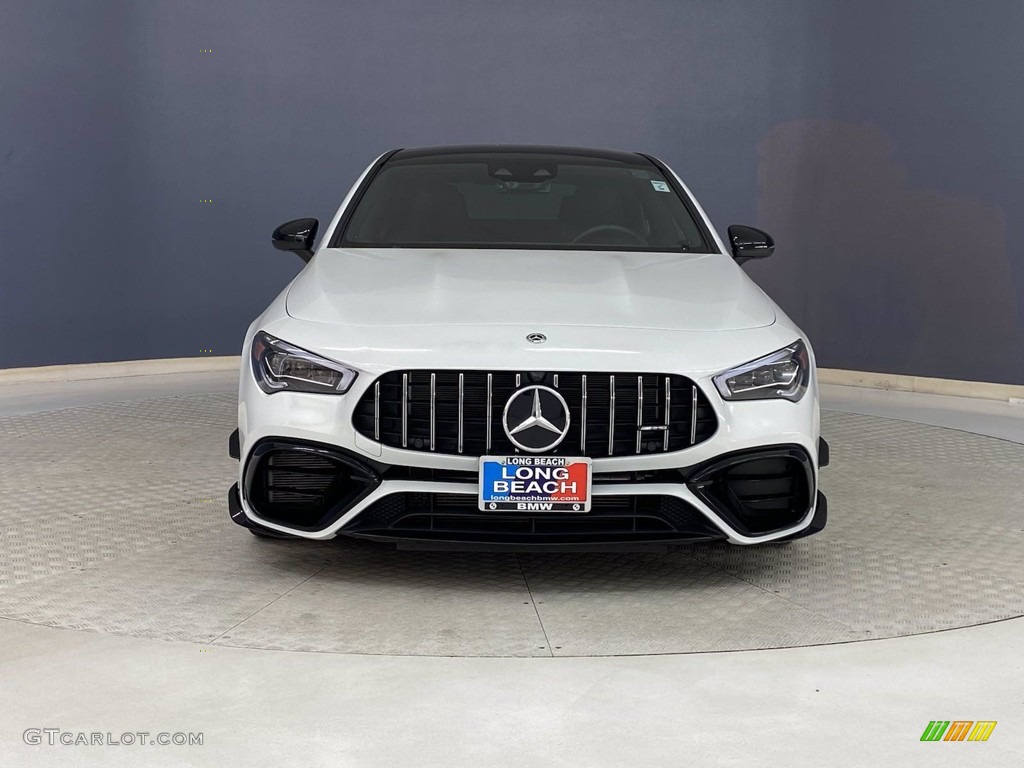 2020 CLA AMG 45 Coupe - Digital White Metallic / Black photo #2