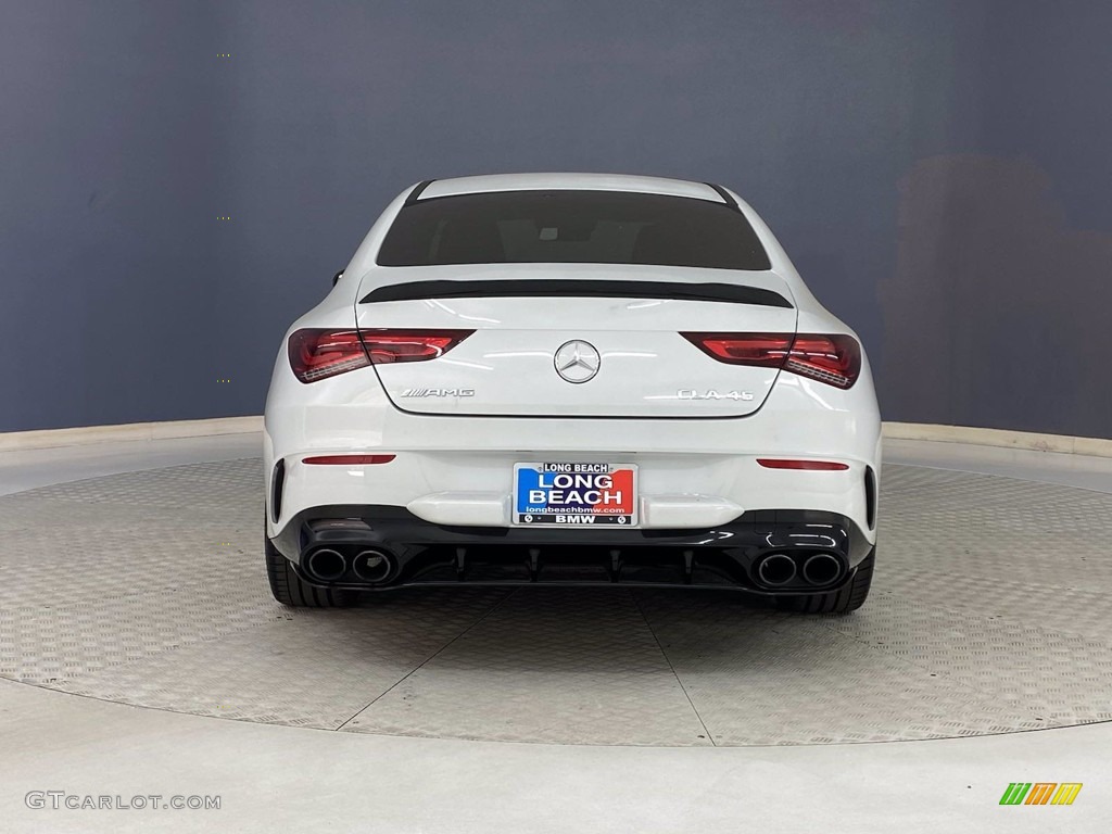 2020 CLA AMG 45 Coupe - Digital White Metallic / Black photo #4