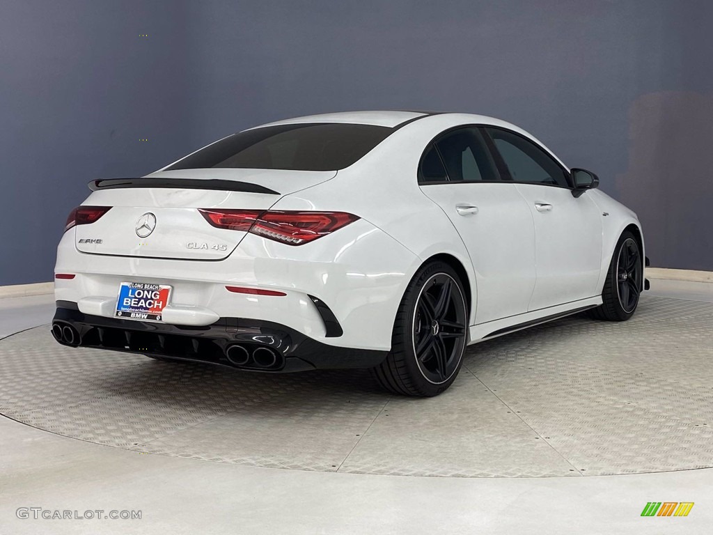 2020 CLA AMG 45 Coupe - Digital White Metallic / Black photo #5