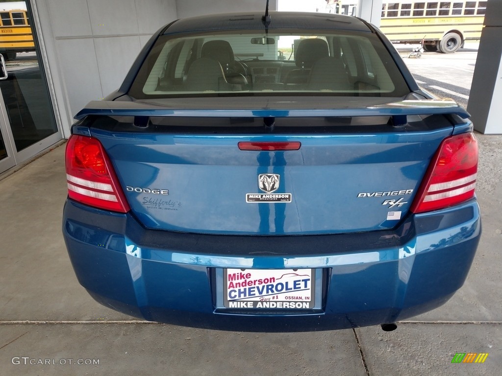 2010 Avenger R/T - Deep Water Blue Pearl / Dark Slate Gray photo #5