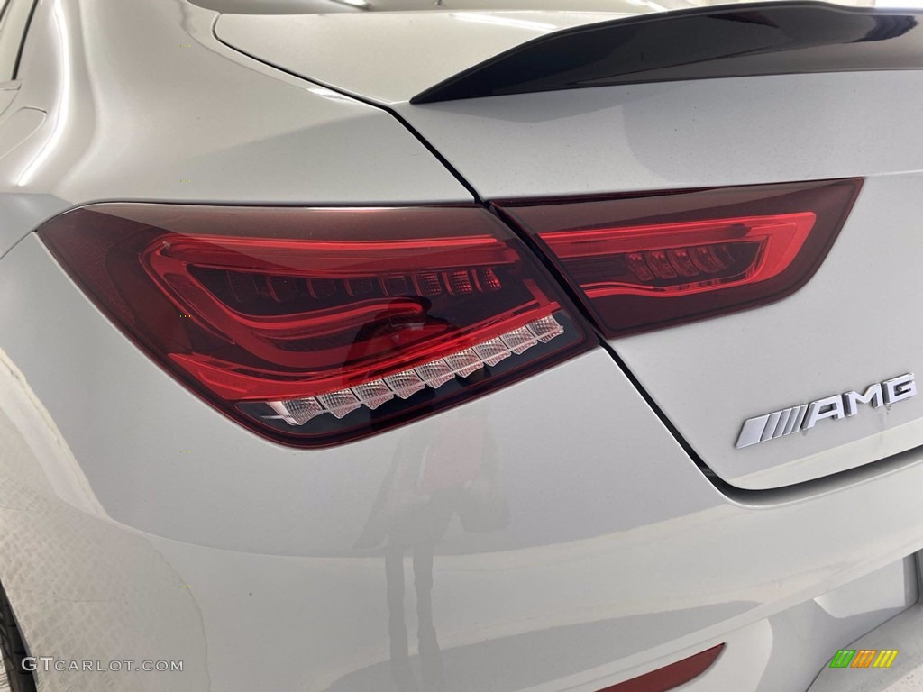 2020 CLA AMG 45 Coupe - Digital White Metallic / Black photo #9
