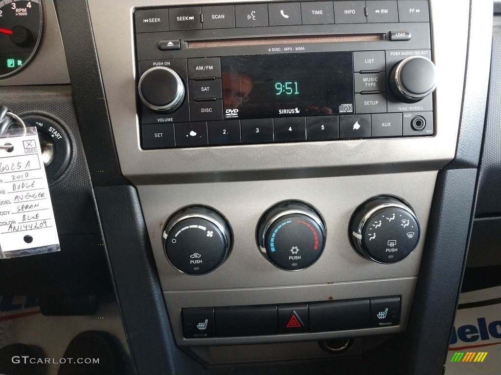 2010 Avenger R/T - Deep Water Blue Pearl / Dark Slate Gray photo #23