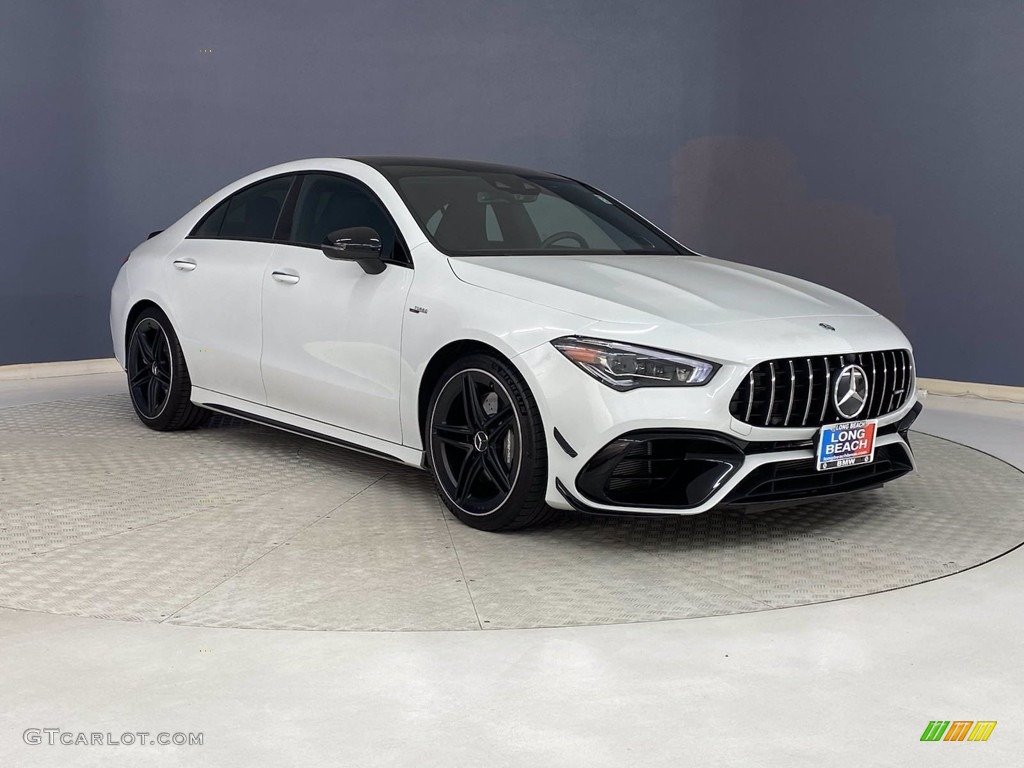 2020 CLA AMG 45 Coupe - Digital White Metallic / Black photo #37