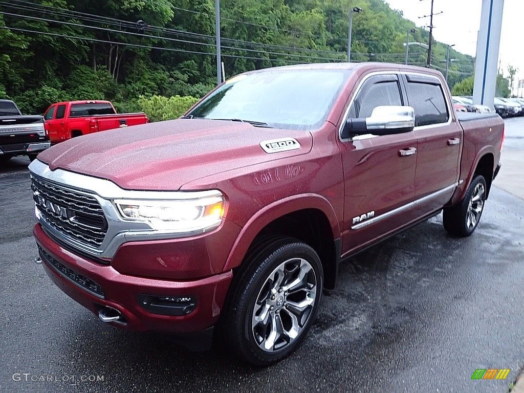 Delmonico Red Pearl 2021 Ram 1500 Limited Crew Cab 4x4 Exterior Photo #142043752