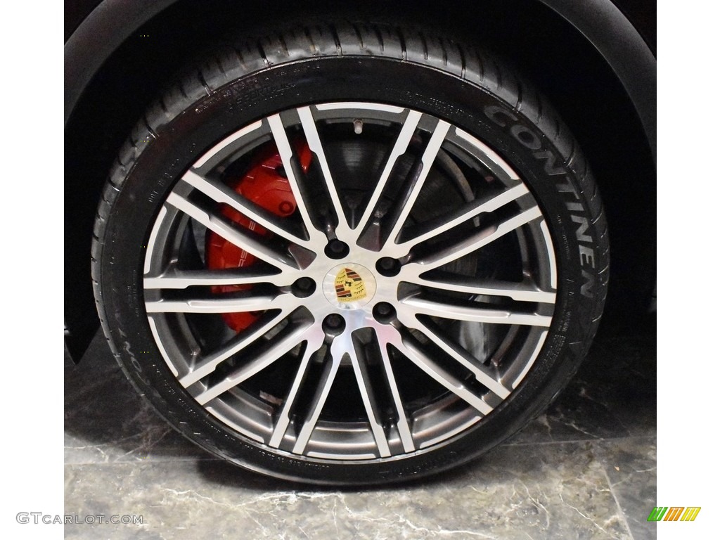 2016 Cayenne Turbo - Black / Black/Garnet Red photo #9