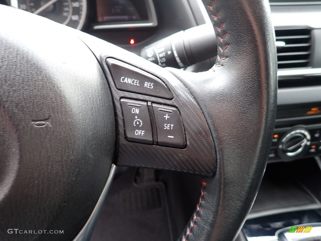 2015 Mazda MAZDA3 i Touring 4 Door Black Steering Wheel Photo #142044826