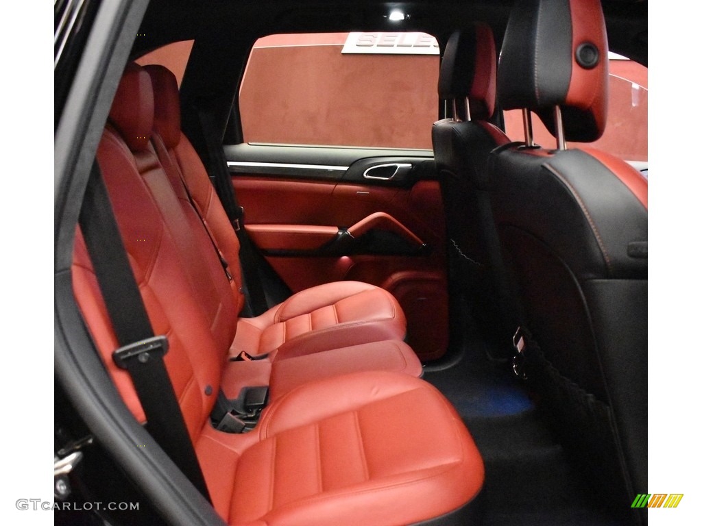 2016 Cayenne Turbo - Black / Black/Garnet Red photo #19
