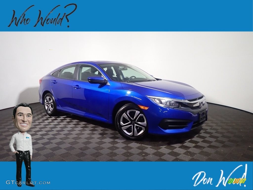 Aegean Blue Metallic Honda Civic