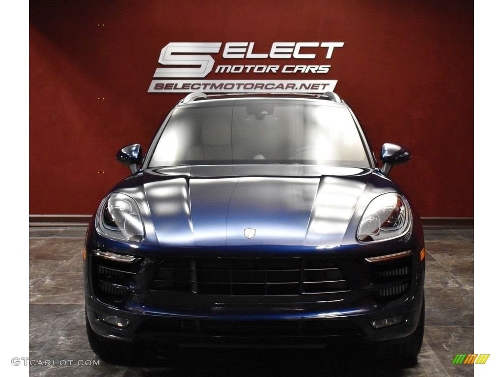 2017 Macan GTS - Night Blue Metallic / Saddle Brown/Luxor Beige photo #2