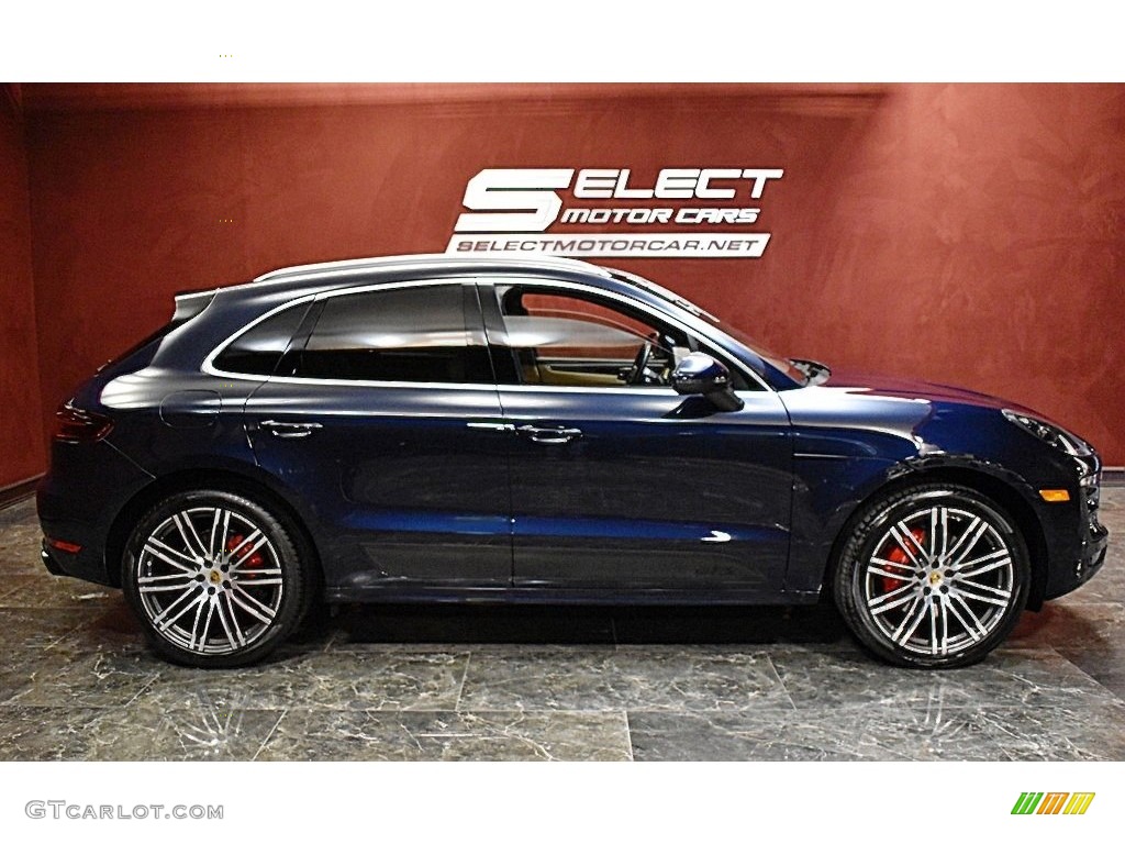 2017 Macan GTS - Night Blue Metallic / Saddle Brown/Luxor Beige photo #4