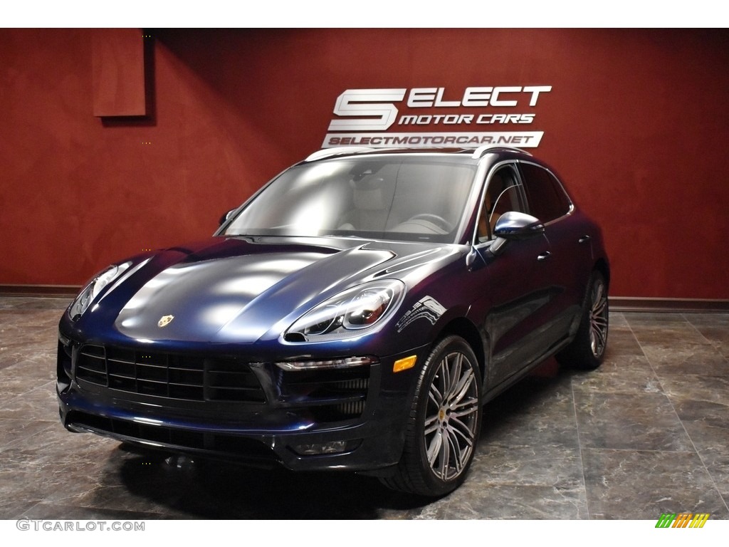 2017 Macan GTS - Night Blue Metallic / Saddle Brown/Luxor Beige photo #6